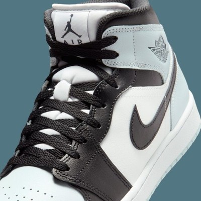 Nike Air Jordan 1 Mid Shoes Black Squadron Blue White DQ8426-002