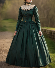 Victorian Dickens Dress Civil War 19th Century Gothic Fantasy Theater Wear 316