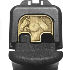 CNC Milled 3D Knockers Slide Back Plate (Butt Plate) Compatible with Glock Gen 1