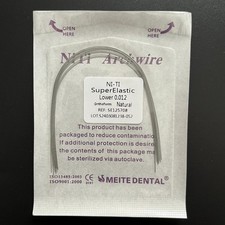 10Pcs Dental Ortho Niti Super Elastic Ovoid/Natural Rectangular/Round Arch Wire