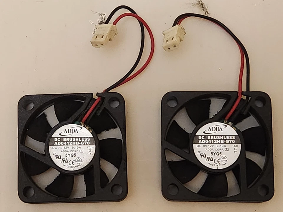 2x AD0412HB-G70 40mm Cooling Fans 12V 2-Pin Server Network Fan - Image 1 of 3