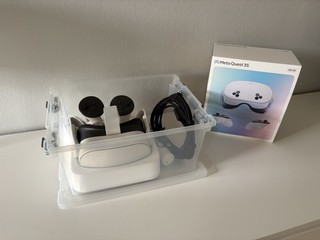 Meta Quest 3s 128GB Neuwertig VR Headset Weiß mit Zubehör OVP