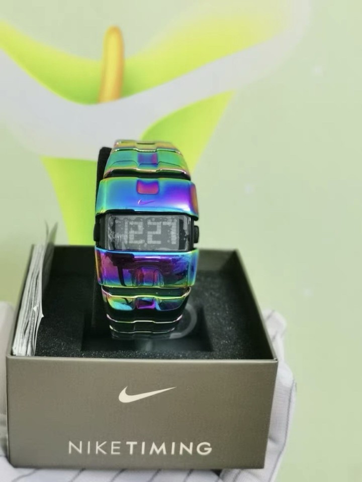 Rare Nike DLine Popular Rainbow Color Quartz Watch Vintage Y2K (rare