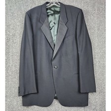 Mani Giorgio Armani Tuxedo Jacket Mens 44R Black Peak Lapel Made in Italy Blazer