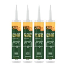 RV Roof Lap Sealant EPDM Caulk White 4-10 oz Tubes for Motorhomes Trailers