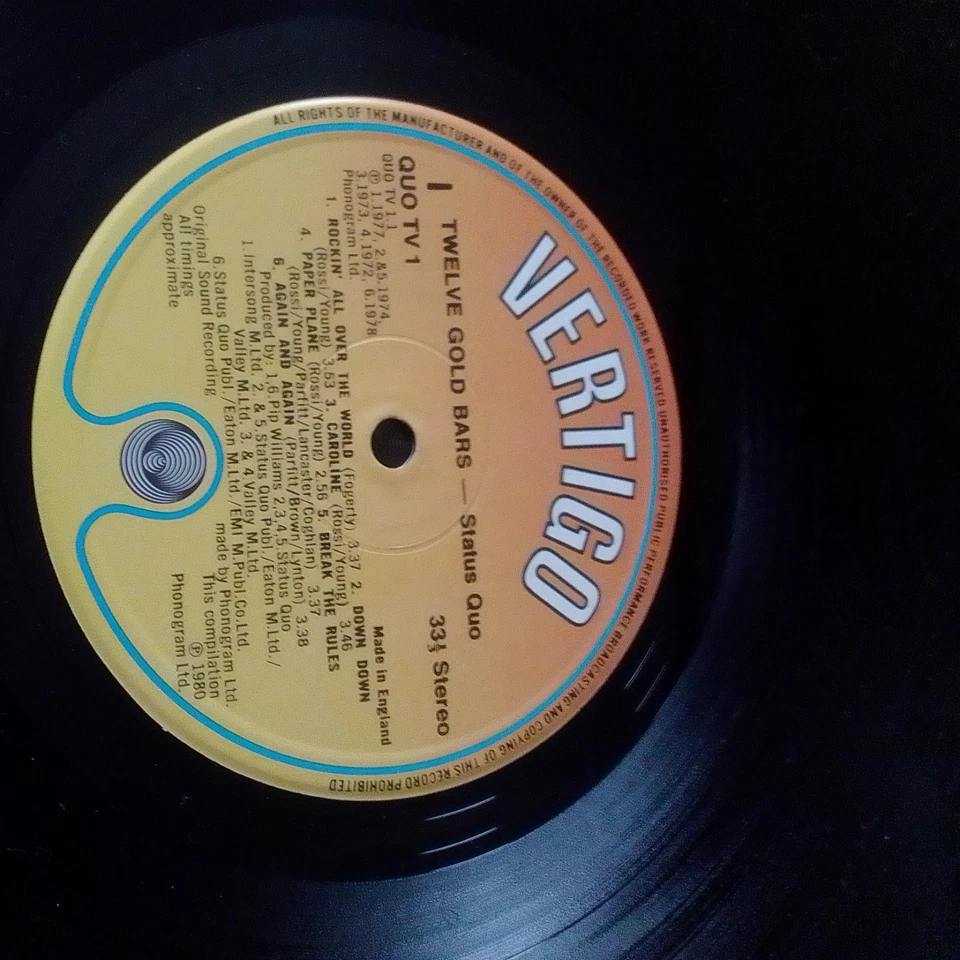 STATUS QUO - THE BEST OF Greatest Hits 1st UK Vertigo 1984 2xLP EX - Image 4 of 4