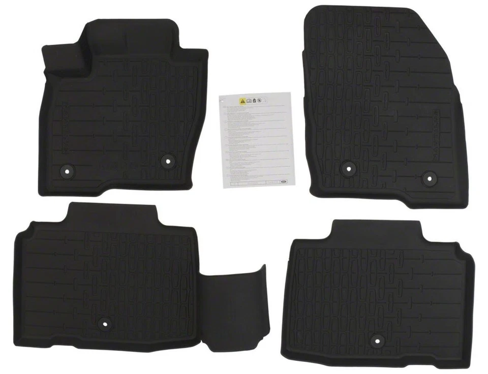 Ford Nautilus® 2019-2023 Floor Mat Liner Black Rubber All Weather Tray Set 4pc - Imagem 4 de 4