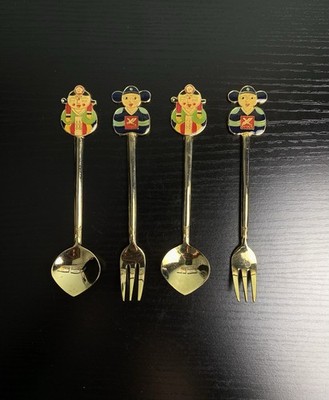VTG Fons Decoration Sae Chen 24K GP Spoon And Fork No Box 2 Sets