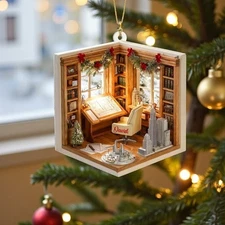 Personalized Architect Office Ornament Drafting Table Engineer Gift