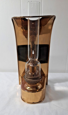 Vintage Rare D.H.R. Holland Den Haan Rotterdam Brass Whale Oil Lamp