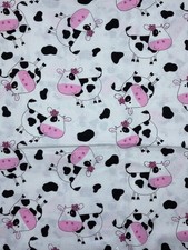 Flower Cow Fabric 9684 Timeless Treasures Cotton 44" BTY