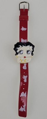 Betty Boop 39mm Digital Wristwatch With Mirror Works 1983 1985 Unique PKG Corp.