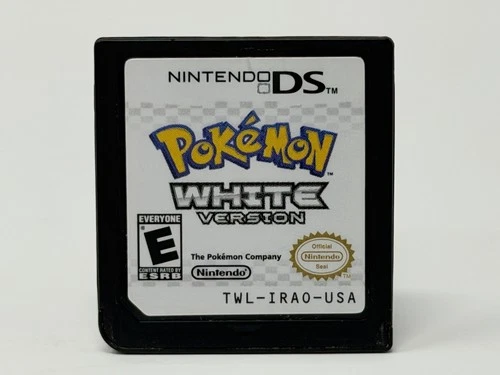 Pokemon White Nintendo DS Authentic Cartridge Only Mint
