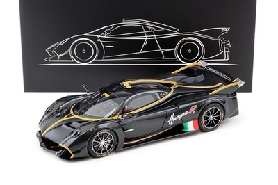 1:18 LCD Models Pagani Huayra R 2021 Full Carbon black LCD18012-CB