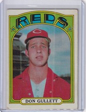 1972 Topps Baseball #157 Don Gullett - Cincinnati Reds