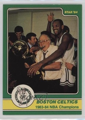 1984 Star Celtics Champs Boston Celtics Red Auerbach Team #1 h8k