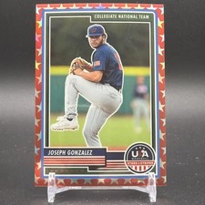 Joseph Gonzalez 2023 Panini Stars & Stripes USA Red Stars Prizm /149 #68