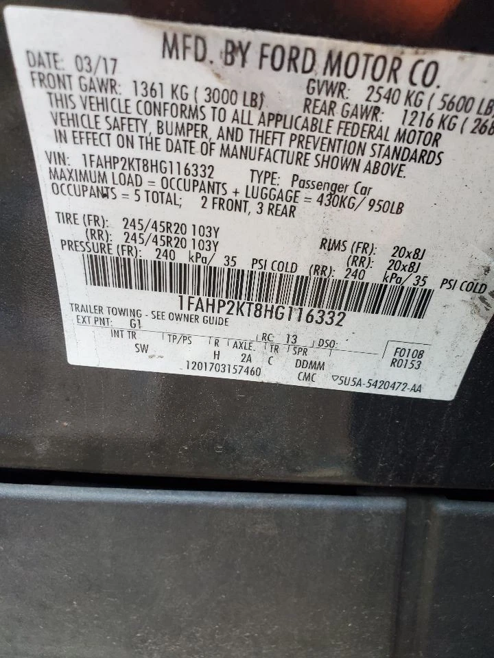 Turbo/supercargador derecho pasajero compatible con 10-19 FLEX 358150 Foto 3 de 4