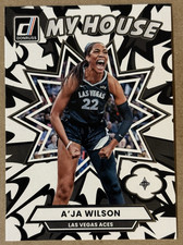 A’Ja Wilson 2025 Panini Donruss WNBA My House #5 Las Vegas Aces