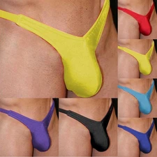 Bikini Mens Underwear Underpants Briefs Bulge Pouch G-string Lingerie