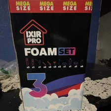 IXIR PRO Spray Insulation Foam Set 3x 30oz with Foam Gun, Cleaner & Safety Gear