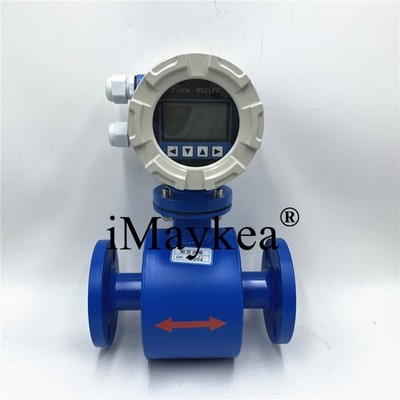 DC24V 4'' DN100 ANSI Flange Electromagnetic Flow Meter 4-20mA RS485 For Industry