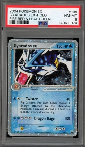 Pokemon Gyarados ex EX Fire Red & Leaf Green Holo Ultra Rare #109 PSA 8