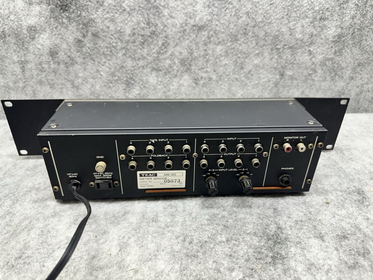 TEAC MB-20 4連ＶＵメーター TEAC MB-20 4連VUメーター - メルカリ