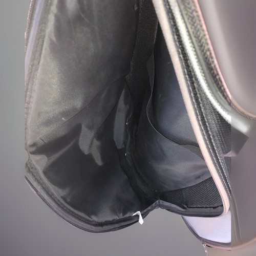 Nike Golf Cart Bag 14 Club Slots Leather And Canvas 13 Pockets With Rain Hood - Picture 12 of 18