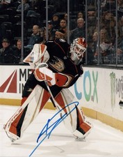 Anaheim Ducks Lukas Dostal Autographed Signed 8x10 Photo COA #1