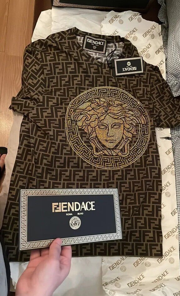Fendace T Shirt Fendi Versace Collab Limited Edition Super Fendace T Shirt Fendi Versace Collab Limited Edition Super