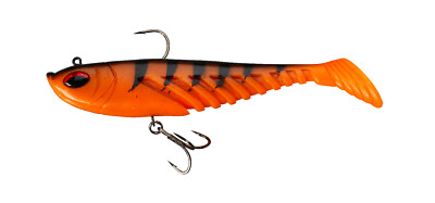 Berkley Prerigged Giant Ripple montiert 20 cm 90 Gramm - Orange Black