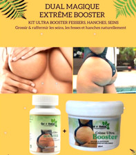 Dual Magique Extrême VOLUME DE Fesses Hanches & Seins 200 ml et 120 Gélules