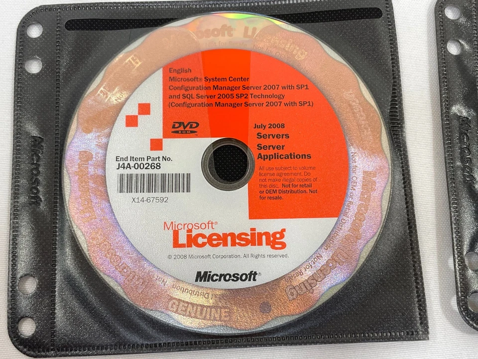 Microsoft System Center Configuration Manager 2007 con juego de DVD SP1 PC Windows Foto 4 de 4