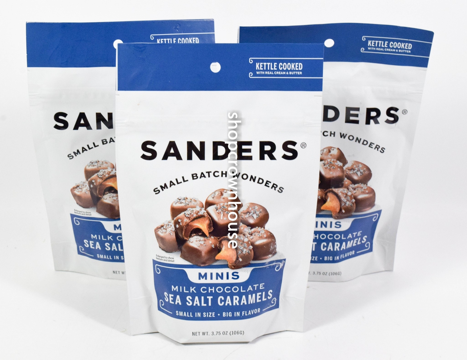 Sanders Fine Chocolates Milk Chocolate Sea Salt Caramel Mini Bites 3.75