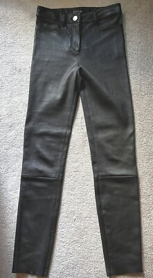 Jitrois Leather Wynn Trousers - FR34, 24in Waist