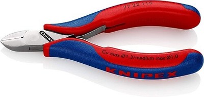 KNIPEX 77 22 115 Electronics Diagonal Cutters 4,53'' with round head