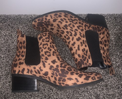 target cheetah print booties