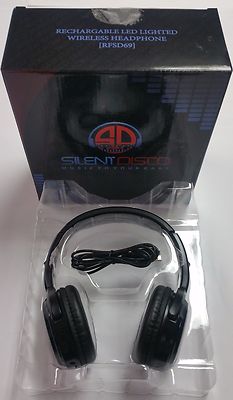 SD Wireless Listening, language or learning center headphone with transmitter. 