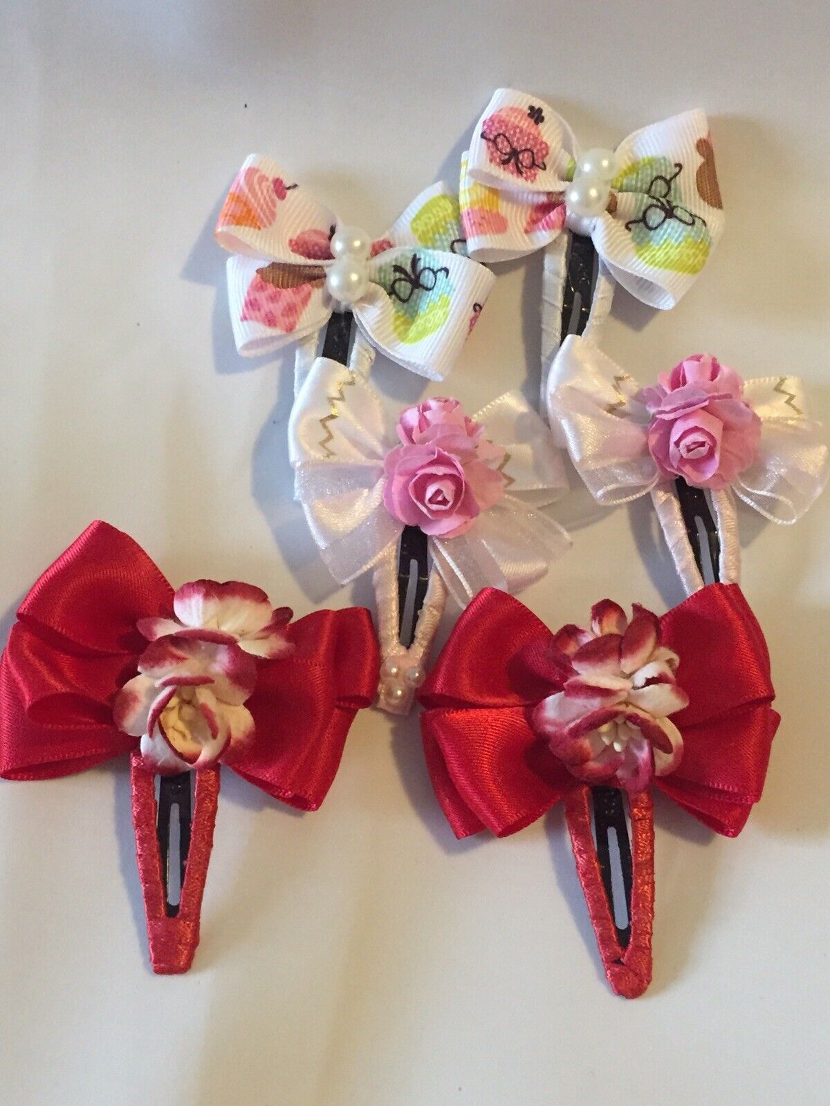 3 Sets Girl Ranking TOP15 Sale item Clip Hair Bows
