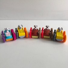 5 Vintage 1997 McDonald's Disney's 101 Dalmations Flip Cars Happy Meal Toys