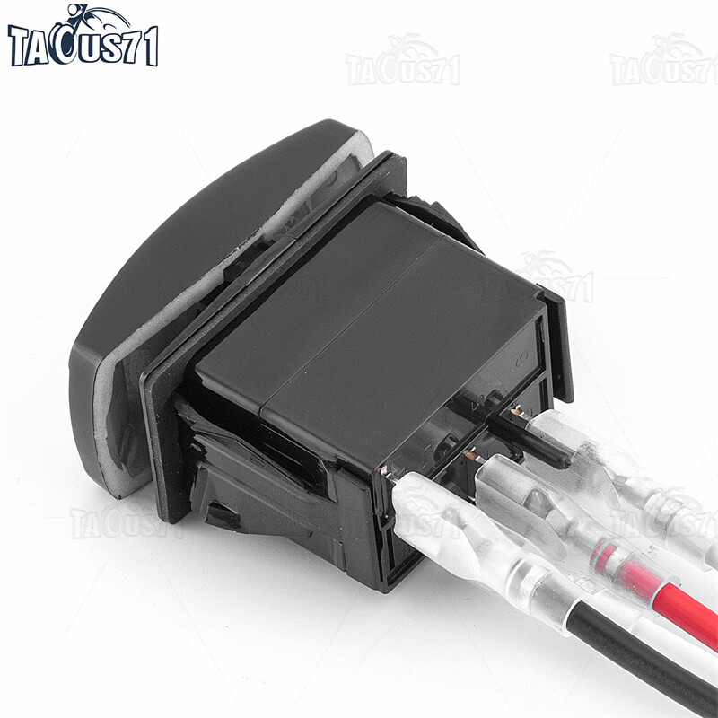 Blue LED Light Turn Signal Blinker Rocker Switch SPDT for ATV UTV