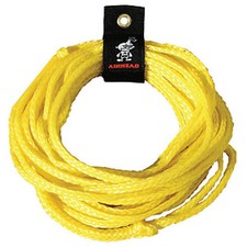 AIRHEAD 50' Single 1 One Rider Tube Tow Rope Yellow AHTR-50 NEW Sportsstuff