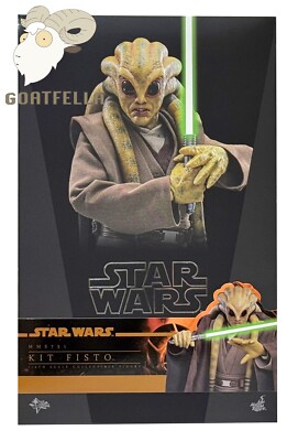 READY NEW AUTHENTIC HOT TOYS STAR WARS EP III REVENGE SITH KIT FISTO MMS751 1/6