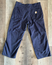 CARHARTT 2112 CAT 2 PREMIUM NAVY BLUE FLAME RESISTANT PANTS WITH CARGO POCKETS