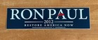 Ron Paul Official 2012 President Campaign Restore America Now Bumper Sticker