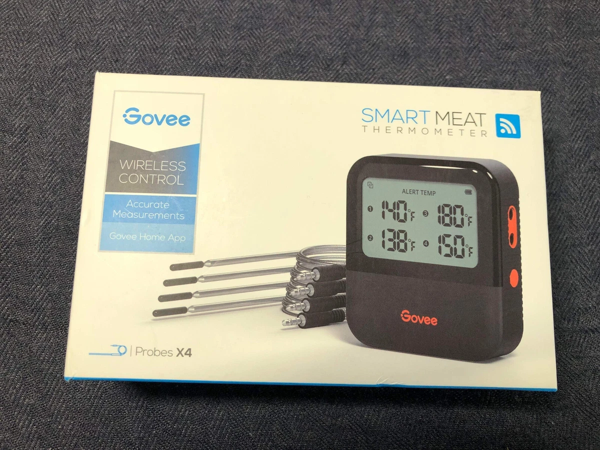 Govee Wi-Fi Grilling Meat Thermometer with 4 Probes - Govee