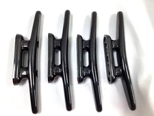 Nylon Boat Cleats Dock Cleats, Black 5 Inch Boat Ties, Cleat, Nautical Decor