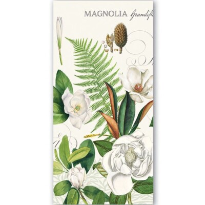 Michel Design Works Magnolia Petals 15 Triple-Ply Floral Paper Hostess Napkins