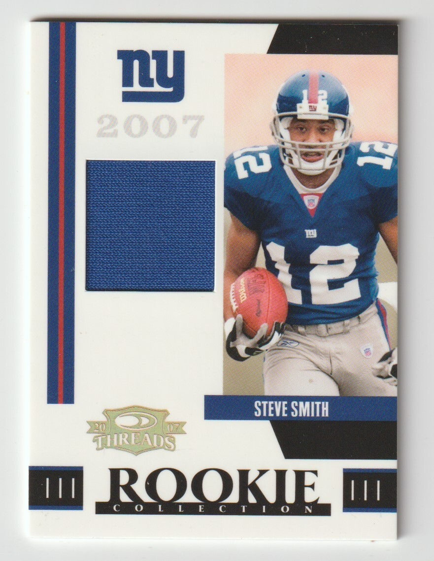 Steve Smith Donruss Threads Rookie Collection Materials #RCM18 Base
